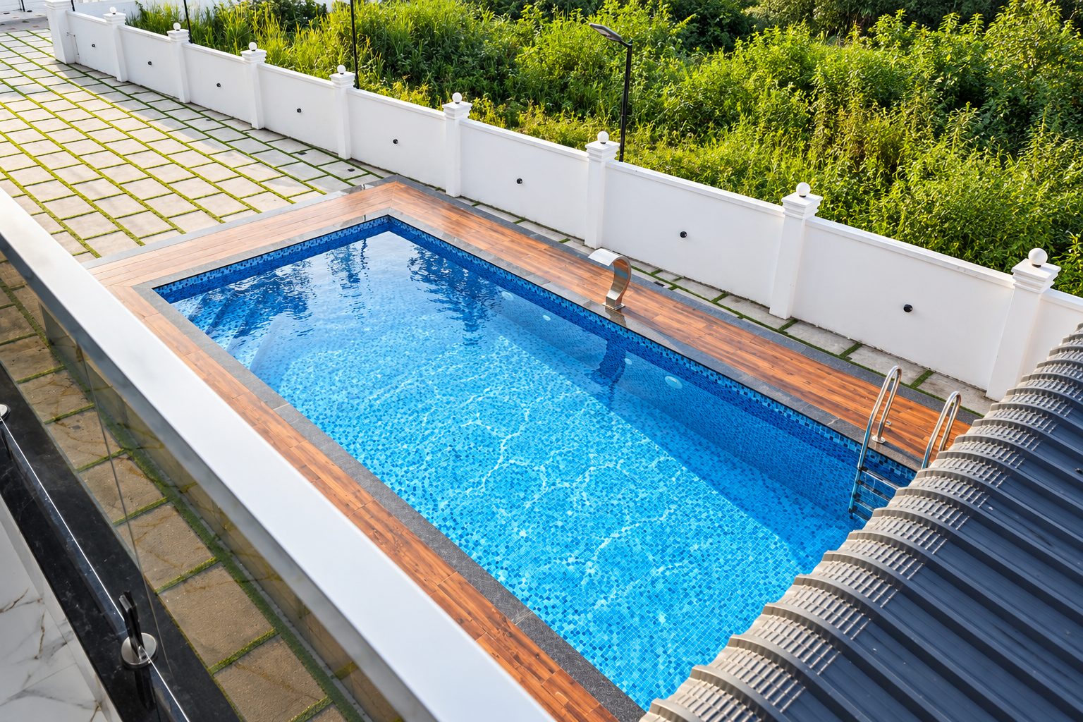 Swimming pool at Gayathri Nest