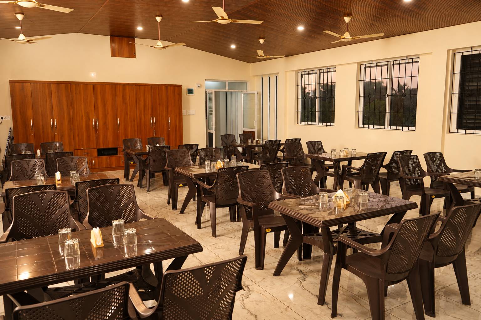 Pool party hall at Gayathri Nest